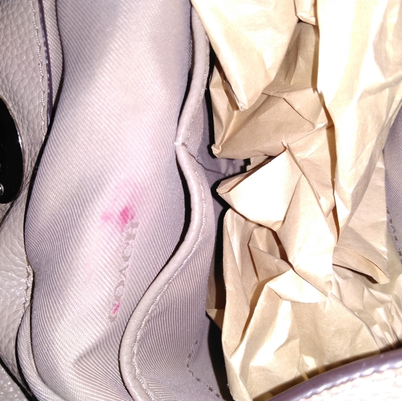 Coach peebled leather bag - Picture 4 of 7